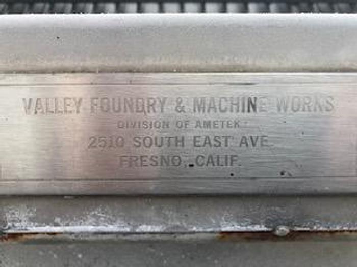 Used Press, Bladder, Valley Foundry, 1,500 Liter, S/st, #A742135