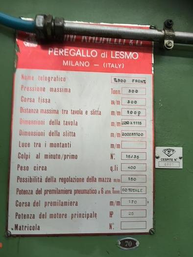 Usato RADAELLI 300 ton