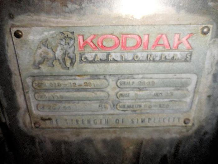 Used Kodiak Horizontal End Load Cartoner, Stainless steel 510-12-SS