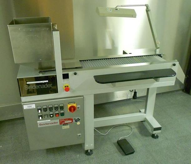 Used U 14989 D - Tablet / Capsule Inspection Belt SEIDENADER V 50-2-LR