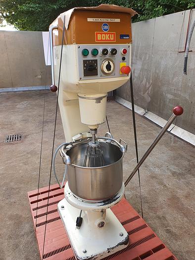 Used used Stirring and stopping machine BOKU with stainless steel kettle approx. 40 liters