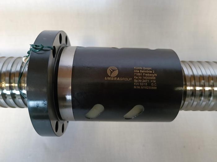 Geschliffener Präzisions Kugelgewindetrieb, D63mm, 1730mm, Kuhn, neu
