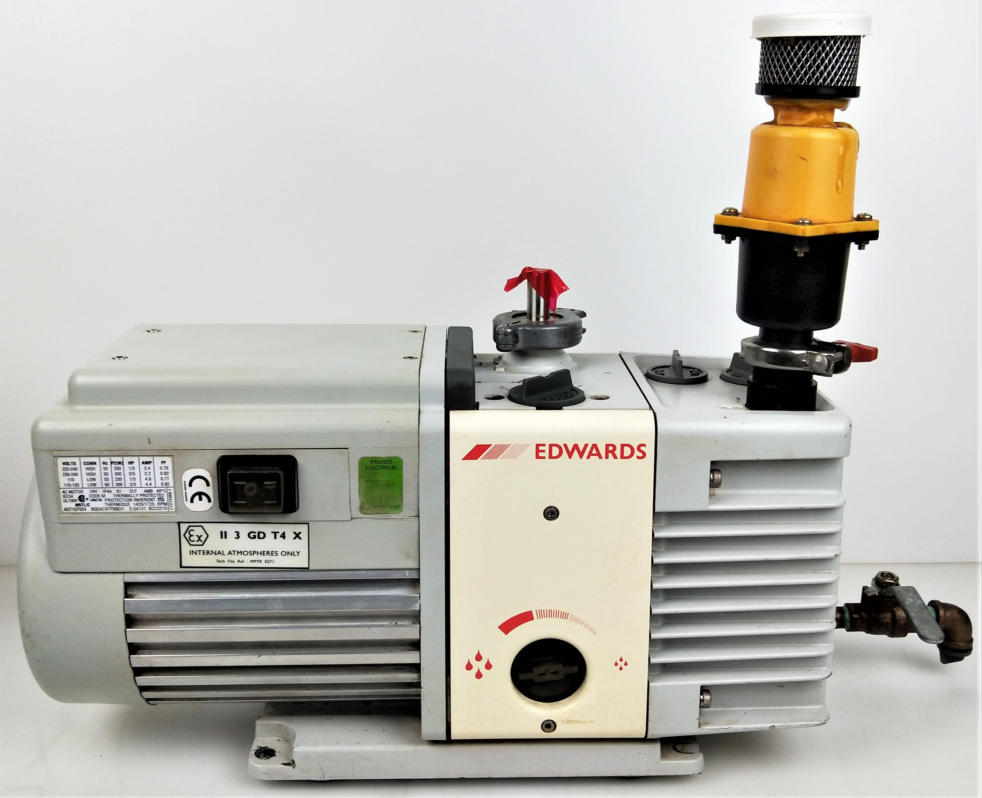 Used Sold Edwards RV5 Rotary Vacuum Pump 4.1 CFM at Chemistry RG Consultant Inc