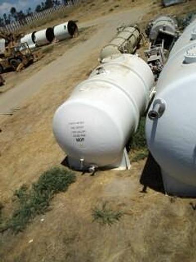Used Tank, 1,300 Gallon, S/st, Lox, 60 PSI, Jkt, Horiz, Cryogenic #S733092