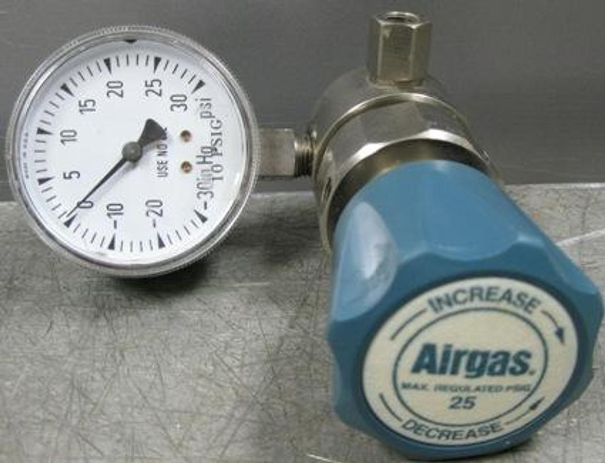 Used QTY. 1. AIRGAS REGULATOR
