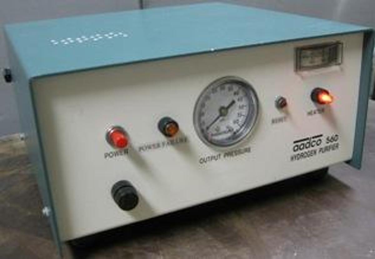 Used QTY. 1. AADCO 560 HYDROGEN PURIFIER