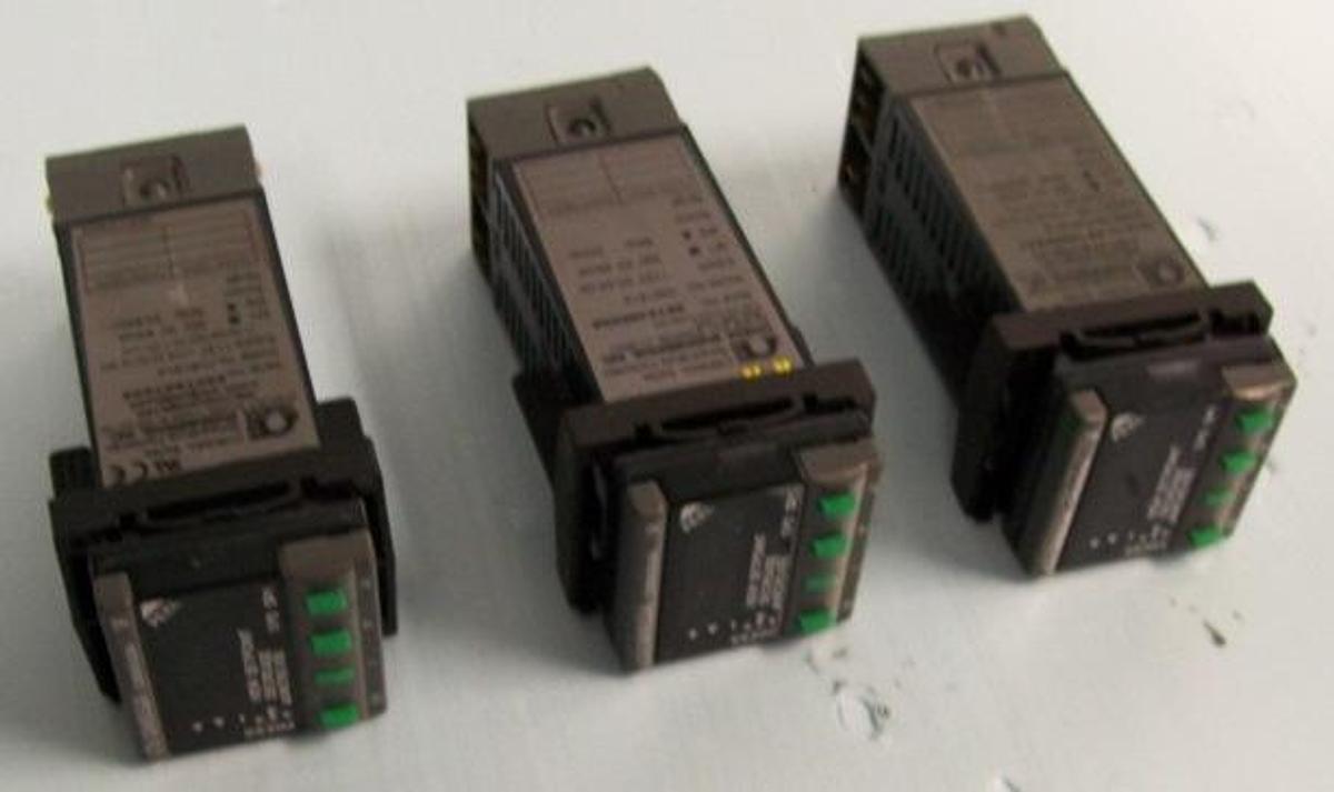 Used QTY. 3. OMEGA CN900A TEMP CONTROLLERS MODEL: CN9121A