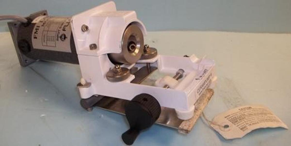 Used QTY. 1. GROSCHOPP (CERAMPUMP) FMI LAB PUMP (VARIABLE SPEED PUMP) MOD: PM6014 PN: 911-30-0512-11 # 110975