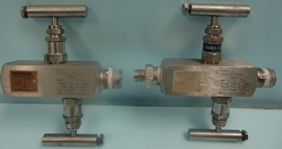 Used QTY. 2. ROSEMOUNT MANIFOLDS