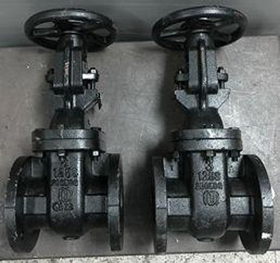 Used MILVACO 3" 125S 200 WOG C9ZB FLANGED IBBM GATE VALVE