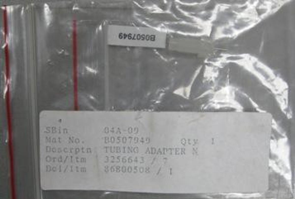 Used QTY. 1. PERKIN ELMER TUBING ADAPTER N
