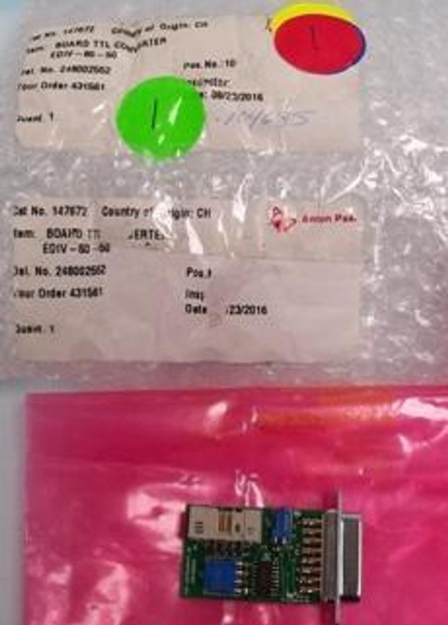 Used ANTON PAAR BOARD TTL CONVERTER EDIV-80-50