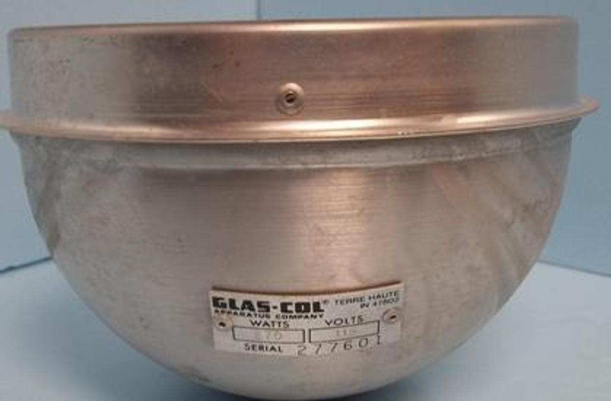 Used GLAS-COL ROUND BOTTOM ALUMINUM SIDE RING STAND HEATING MANTLE