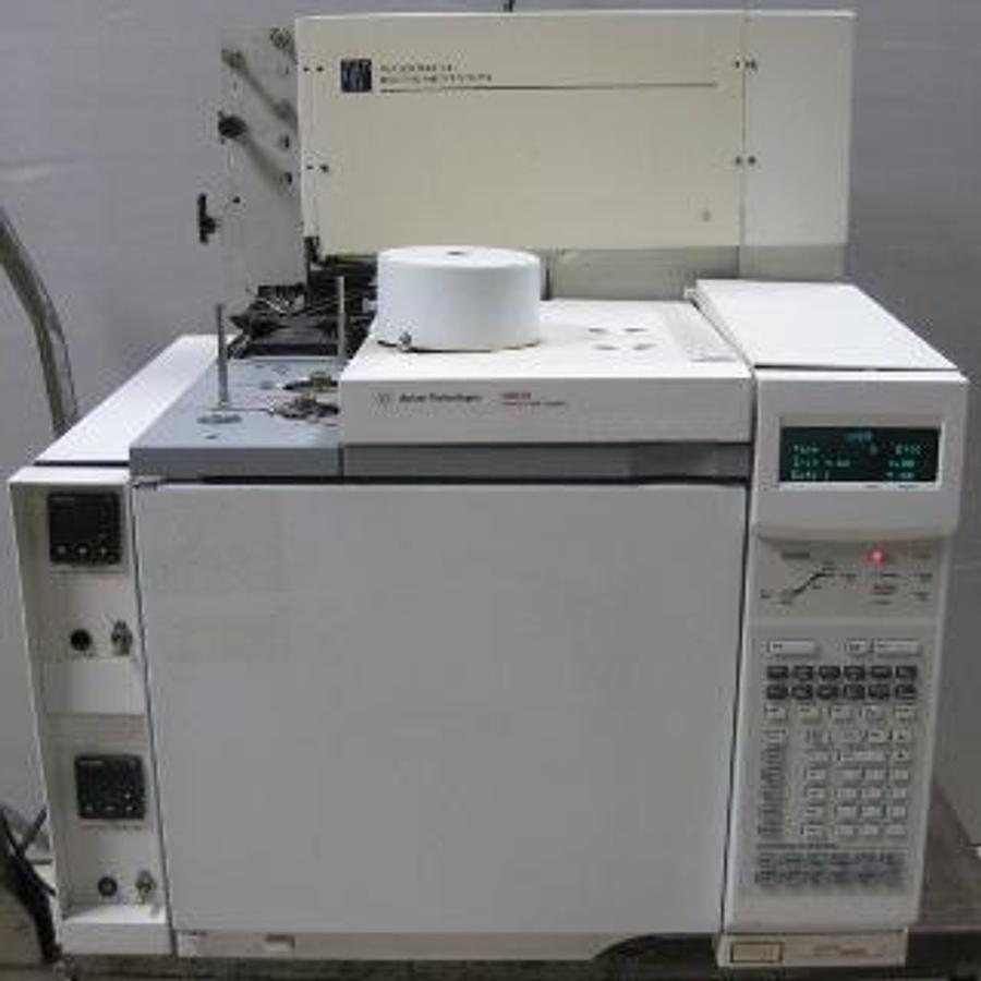 Used AGILENT TECHNOLOGIES 6890N NETWORK GAS CHROMATOGRAPH SYSTEM