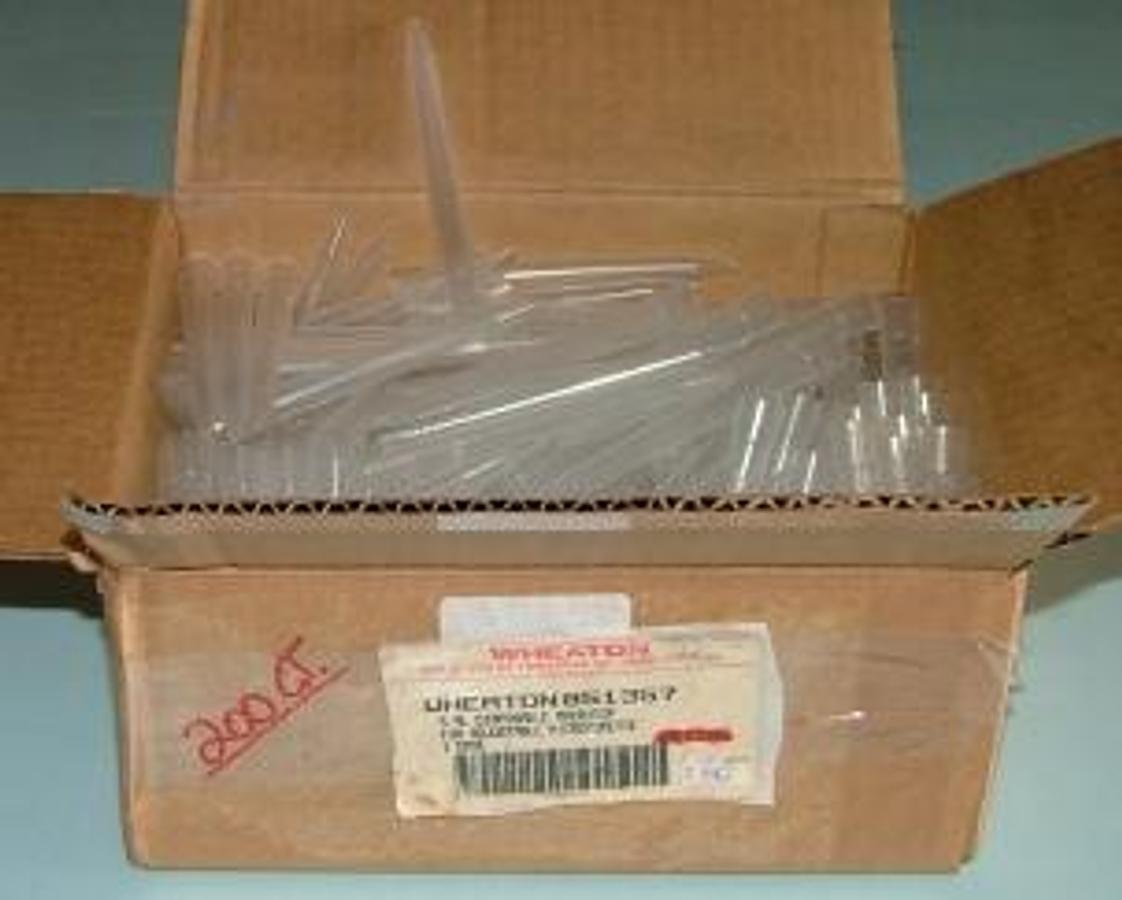Used WHEATON 851357 5ML DISPOSABLE MACRO TIP FOR ADJUSTABLE MICROPIPETTE