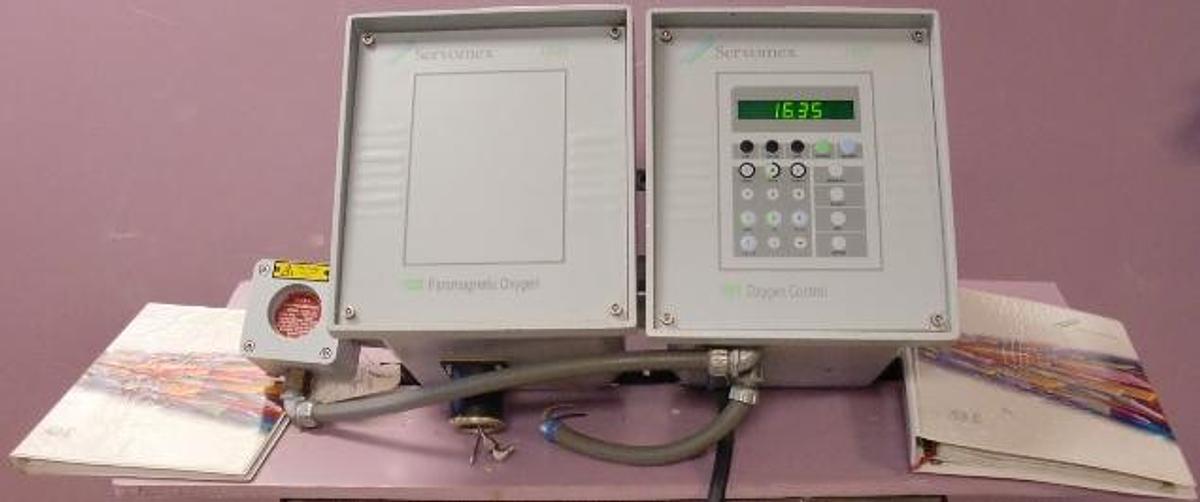 Used QTY. 1. SERVOMEX 1100H OXYGEN ANALYZER