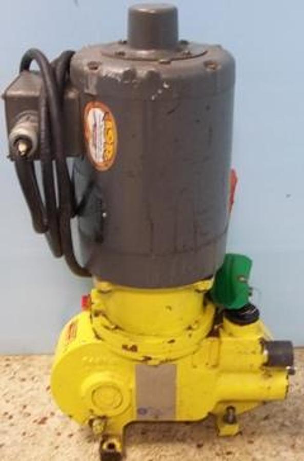 Used QTY. 1. MILTON ROY CHEMICAL METERING PUMPS