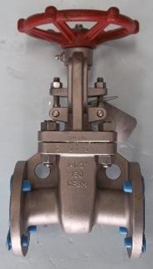 Used LADISH 1-1/2" 150 RAISED FACE FLANGED CF8M GATE VALVE CF8M 1-1/2:150 CF8M-STAINLESS STEEL STEM: 316 PSI@100F:215 MAX TEMP: 1000 PACKING: GRF GASKET: GRF FIG#:8275-1051-PG03-A15C STD: B16.34/AP1603