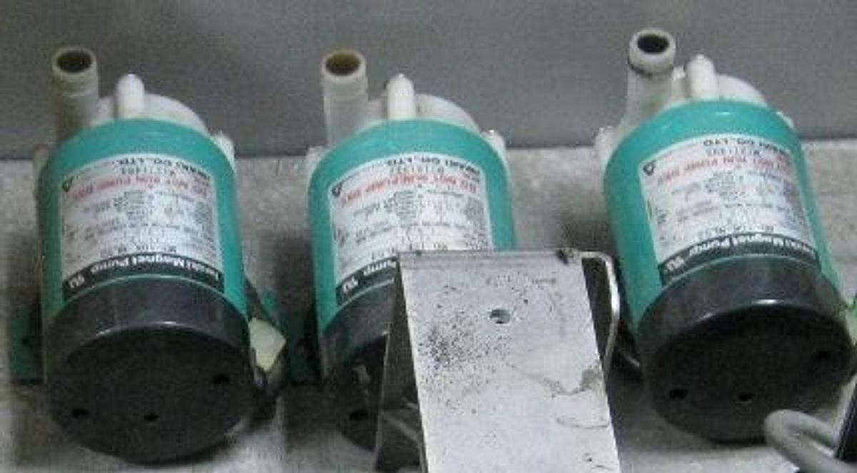 Used QTY. 3. ISL BY PAC AD86 5G2 CIRCULATION PUMPS MODEL: MD-10K-NL53