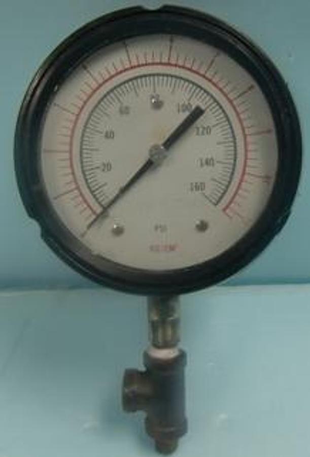 Used QTY. 1. NO MFG. GAUGE READING 0-11.2 KG/CM2 0-160 PSI.