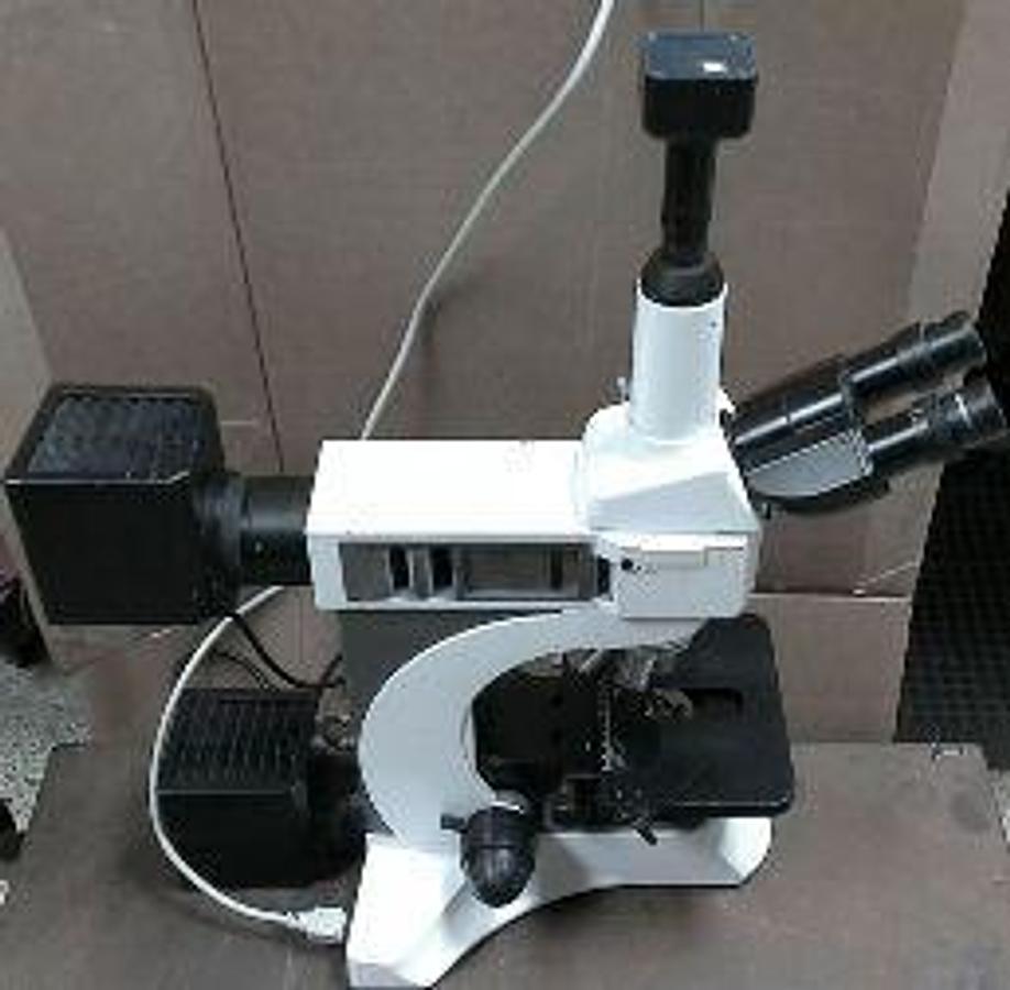 Used NADE INTERNATIONAL LABORATORY METALLURGICAL MICROSCOPE MODEL: NMM-800TRF