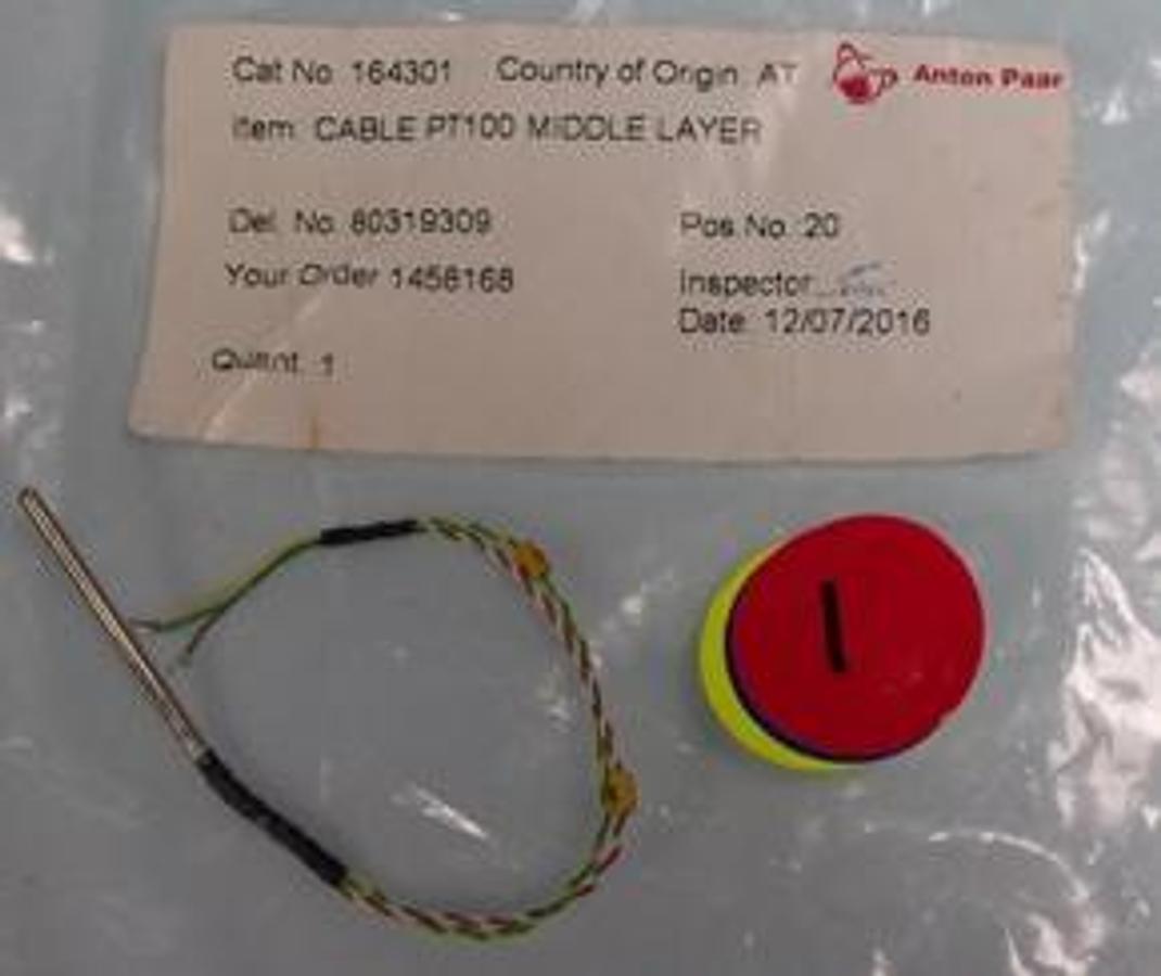 Used ANTON PAAR CABLE PT100 MIDDLE LAYER