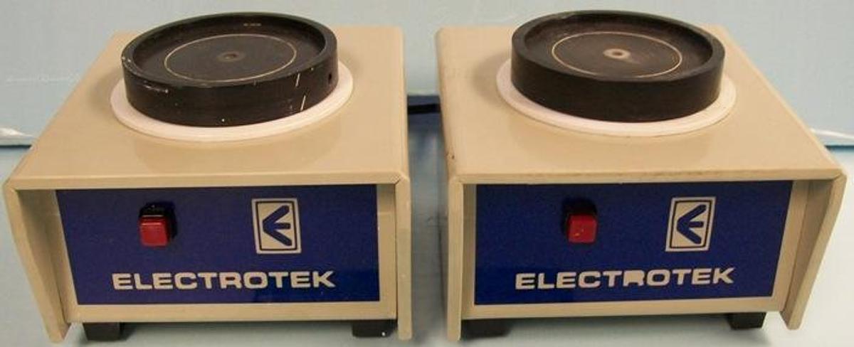 Used ELECTROTEK ROTARY PLATER MODEL RPI VOLTAGE 110 V.A.C. FREQUENCY 50/60HZ