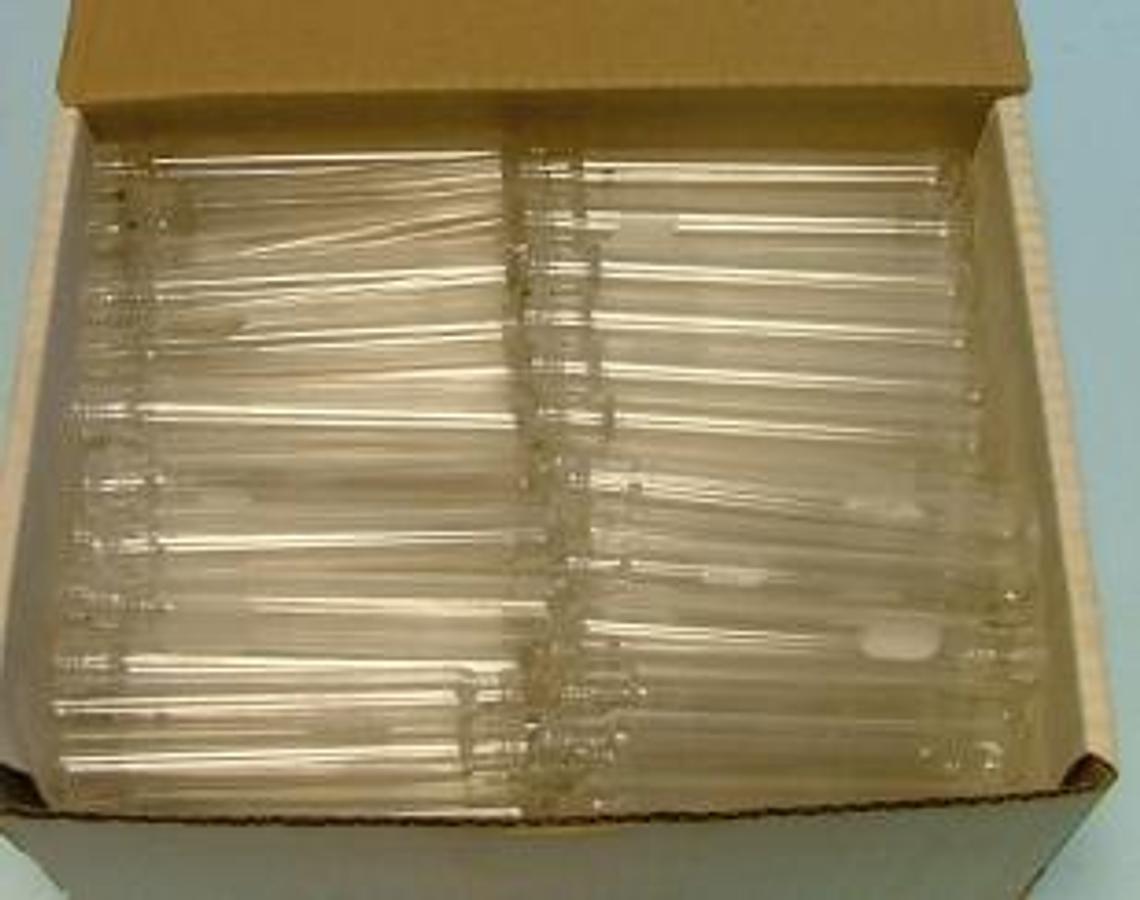 Used QTY. 150. PYREX SCREW TOP TUBES 20ML