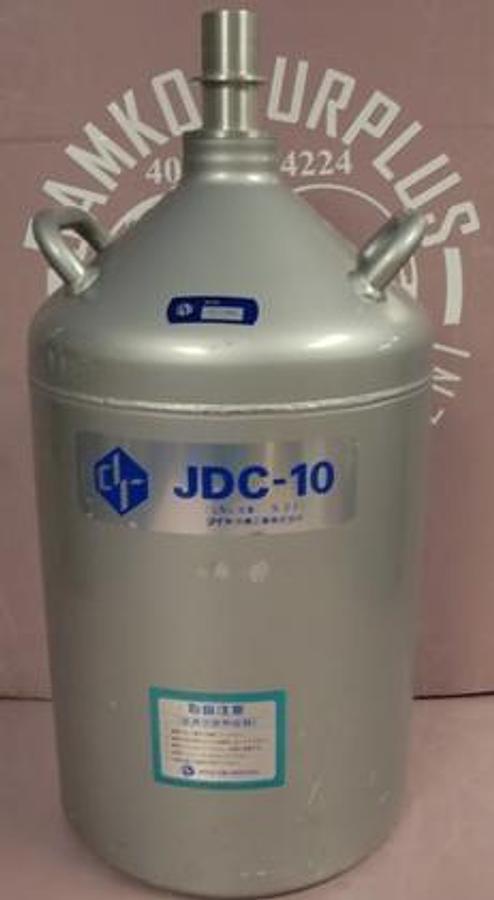 Used QTY. 1. JDC-10 LIQUID NITROGEN DEWAR L N2
