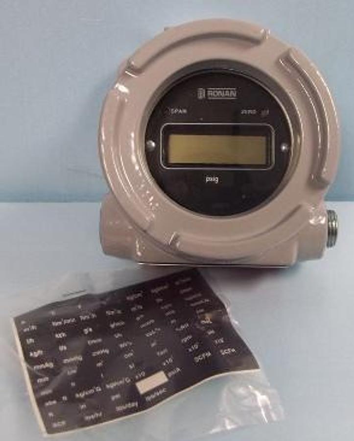 Used QTY. 1. RONAN DIGITAL PRESSURE SENSING GAUGE MODEL: X54-201L/SR-L-0/100 PSIG-B-EXP2 CAT. NO. XIHFGCX2L