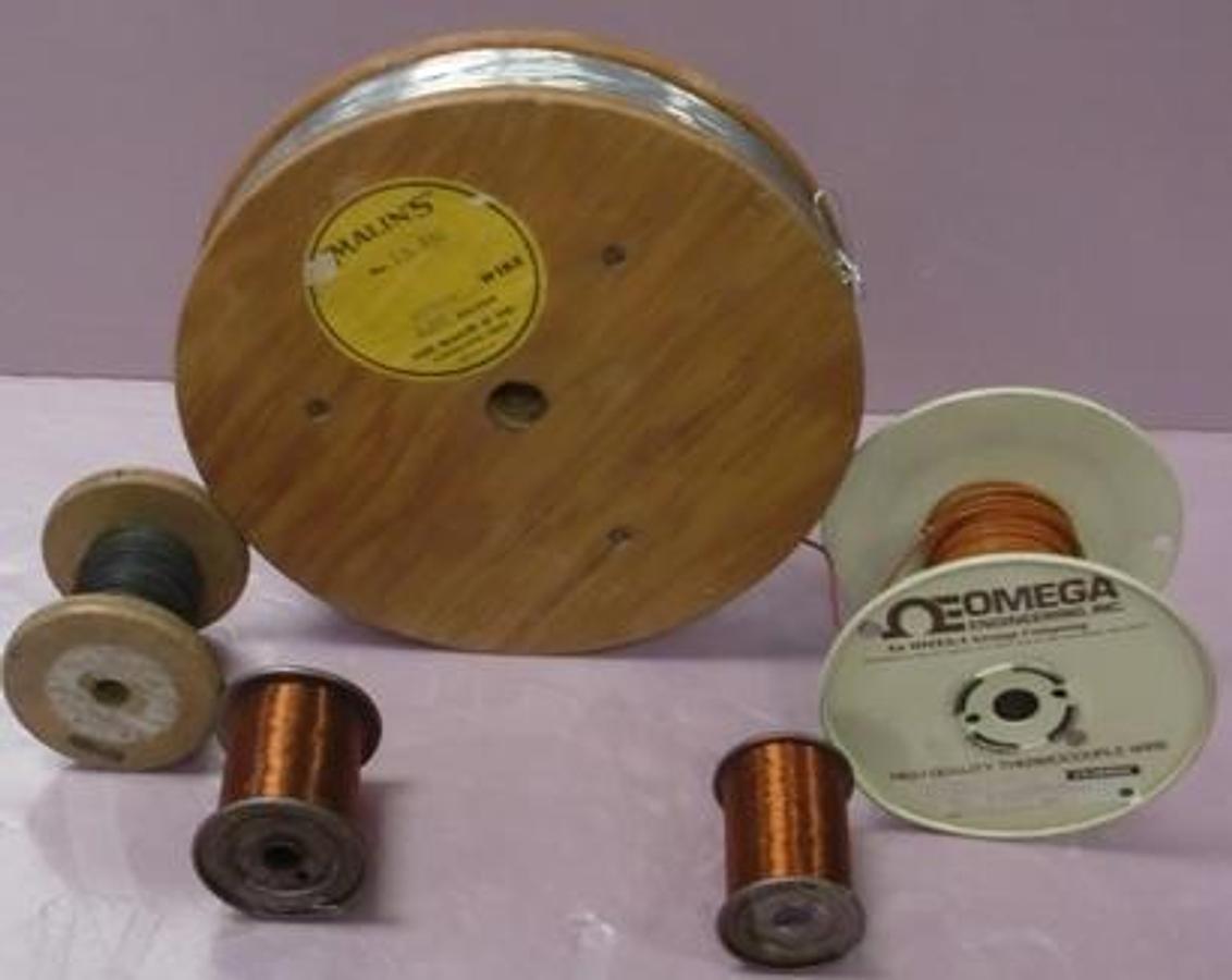Used QTY. 5. SPOOLS OF WIRE CONSISTING OF: 1) SPOOL NO. 18