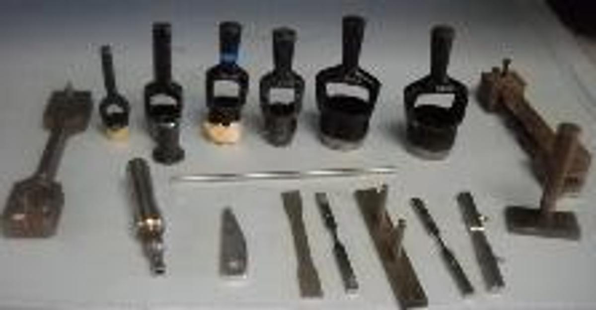 Used LOT MISC PUNCH TOOLS CONSISTING OF: 2