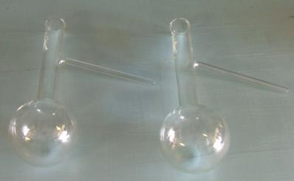 Used QTY. 1. KIMAX NO. 26015 ROUND BOTTOM DISTILLATION FLASKS 250 ML