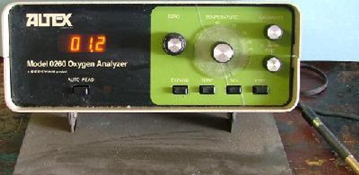 Used ALTEK MODEL 0260 OXYGEN ANALYZER