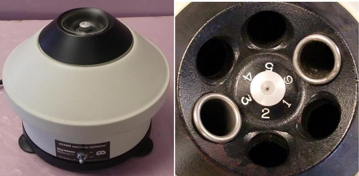 Used QTY. 1. CLAY ADAMS ADAMS ANALYTICAL FIXED ROTOR CENTRIFUGE