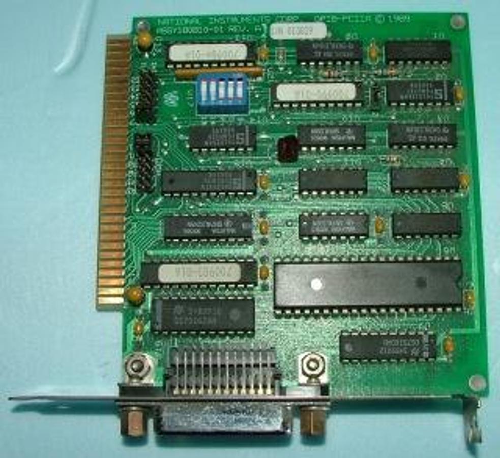 Used NATIONAL INSTRUMENTS CORP (CARD) GPIB-PCIIA 1989 ASSY 180810-01 REV A