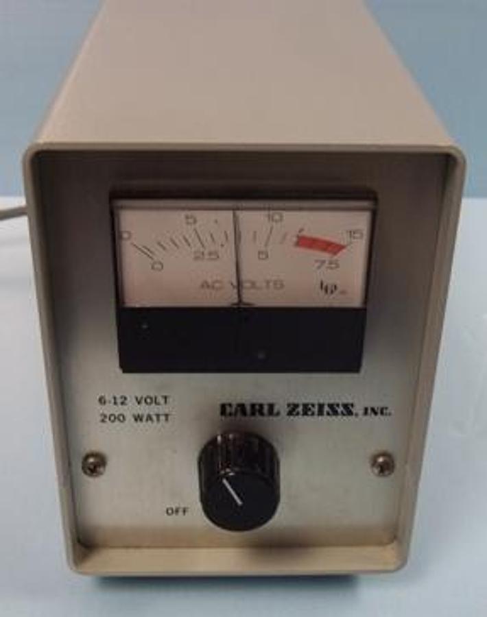 Used QTY. 1. CARL ZEISS VARIABLE AC VOLT POWER SUPPLY MODEL: 910103