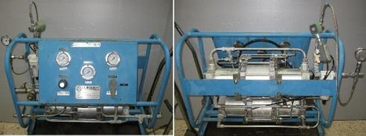 Used QTY. 1. LORIMER CORPORATION GAS BOOSTER