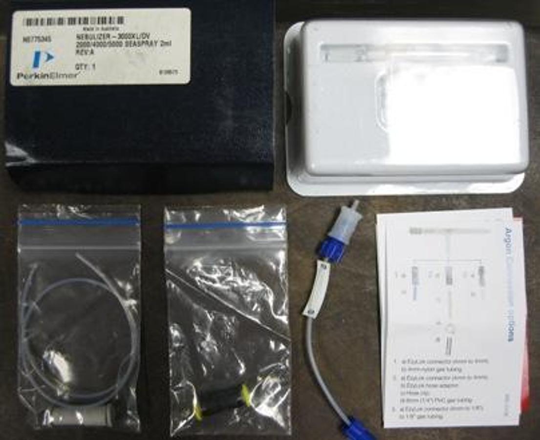 Used PERKIN ELMER NEBULIZER-3000XL/DV 2000/4000/5000 SEA SPRAY 2 ML REV: A