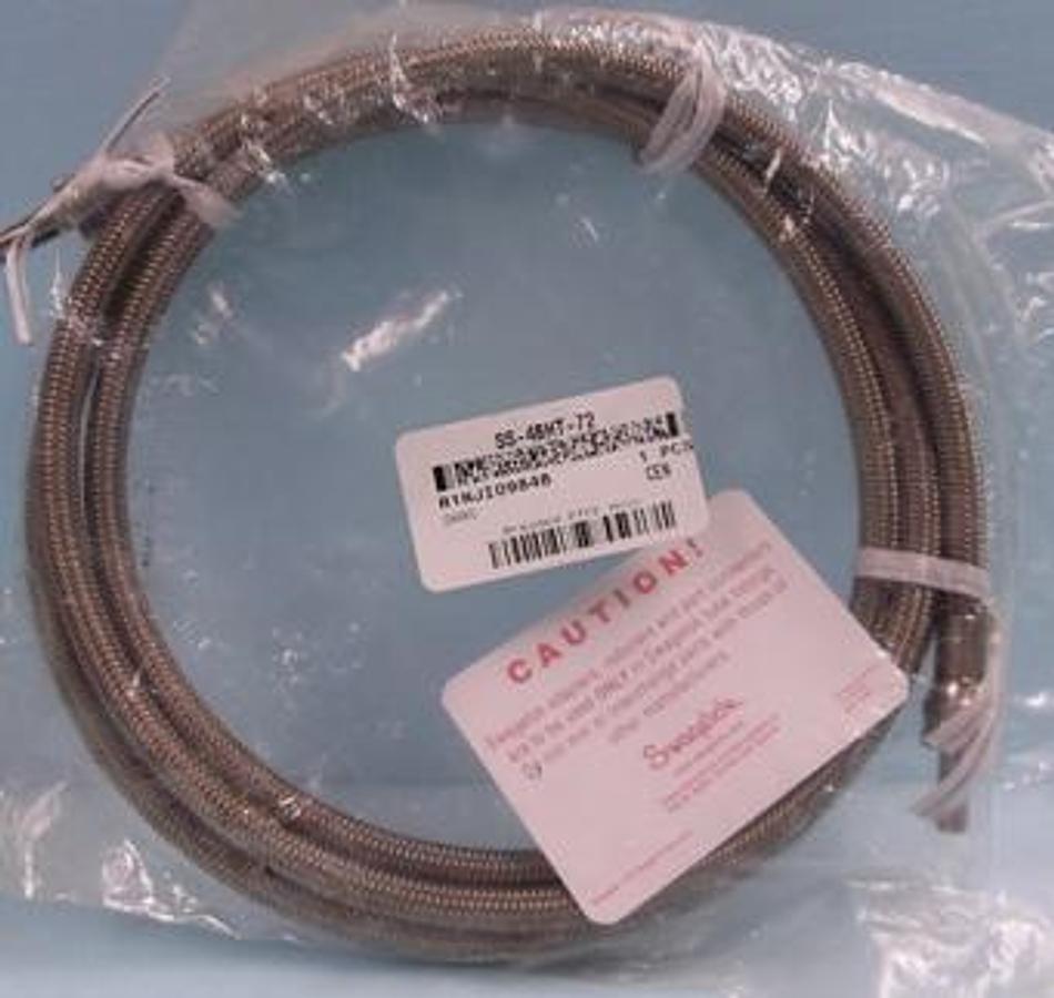 Used SWAGELOK BRAIDED PTFE LINED HOSE SS-4BHT-72 R1NJI0984B 1 PCS CEN 29.