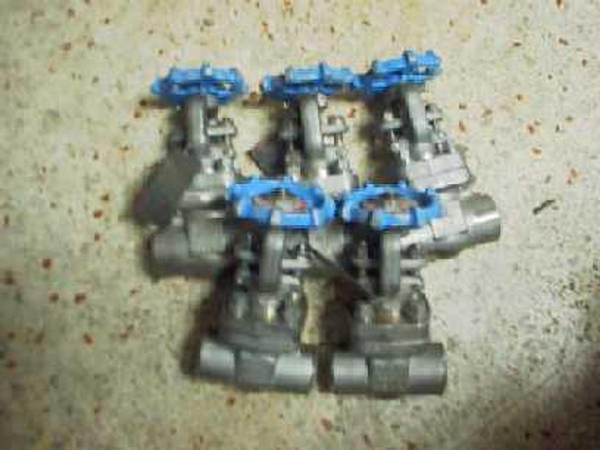 Used QTY. 5. EG&G SEALOL EAGLE BELLOWS VALVE SIZE 3/4"