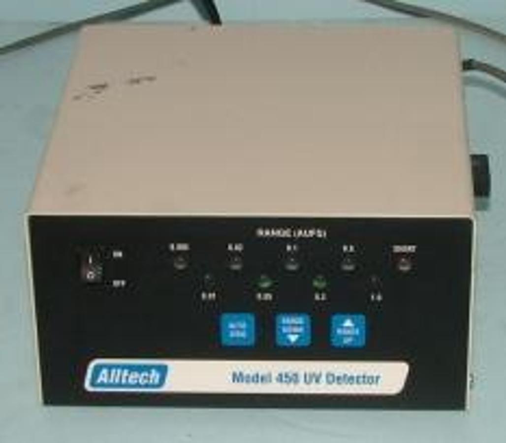 Used QTY. 1. ALLTECH MODEL: 450 UV DETECTOR (RANGE AUFS)