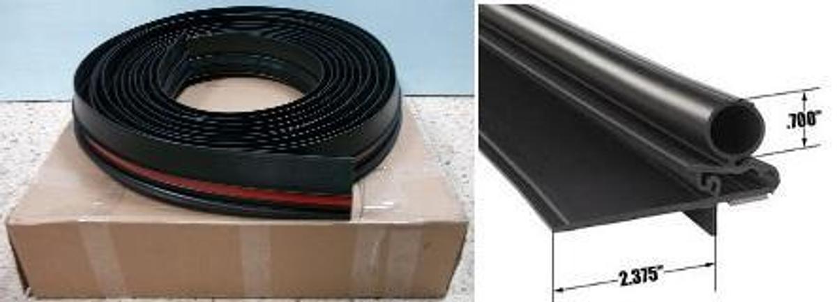 Used 50 FOOT TRIM LOK RV PULL OUT WEATHER STRIP HINGED FLAP 2.375 CTL PART NUMBER: I11213-2.375-50 NO RTN (888)874-6565