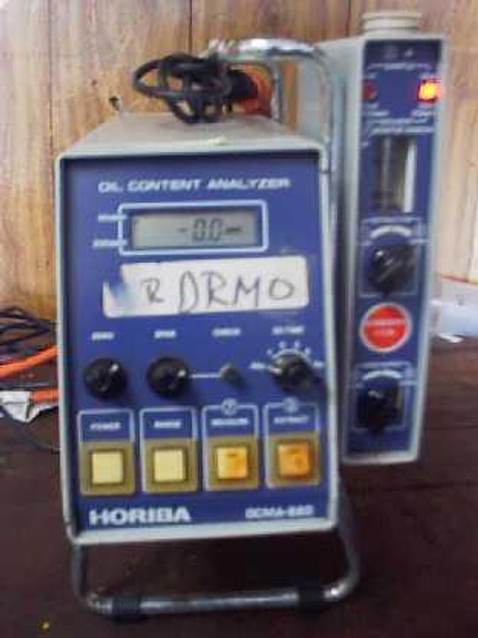 Used QTY. 2. HORIBA OCMA-220 OIL CONTENT ANALYZERS MODEL: OCMA 220 MFG. NO.: 709015.