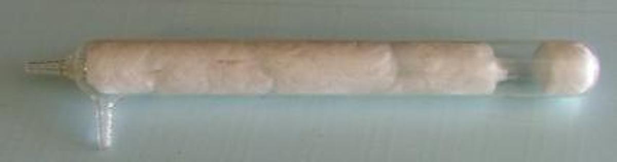 Used QTY. 1. LIEBIG CONDENSER DISTILLING COLUMN: 14" WITH COTTON