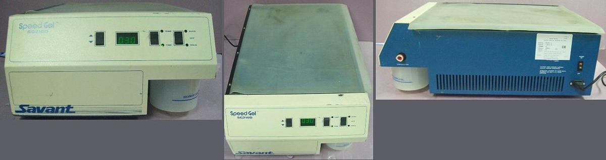 Used SAVANT/THERMO SAVANT SPEED GEL SG 210 D