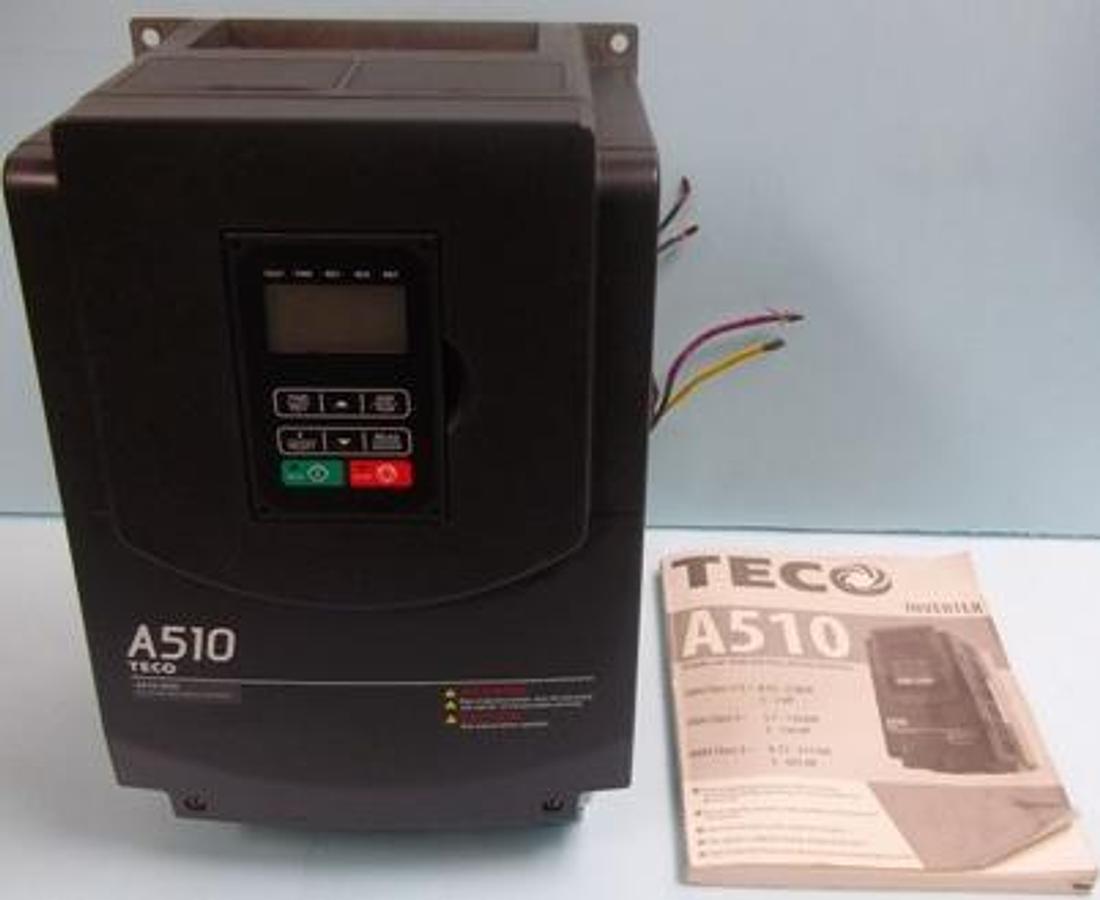 Used QTY. 1. TECO A510-4020 INVERTER