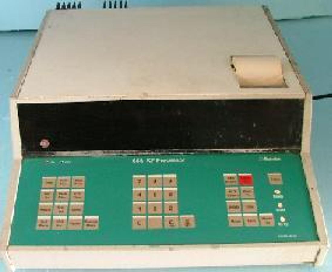 Used QTY. 1. METROHM 658 KF PROCESSOR TYPE: 1.658.0010 TURNS ON NOTHING SHOWS ON SCREEN.