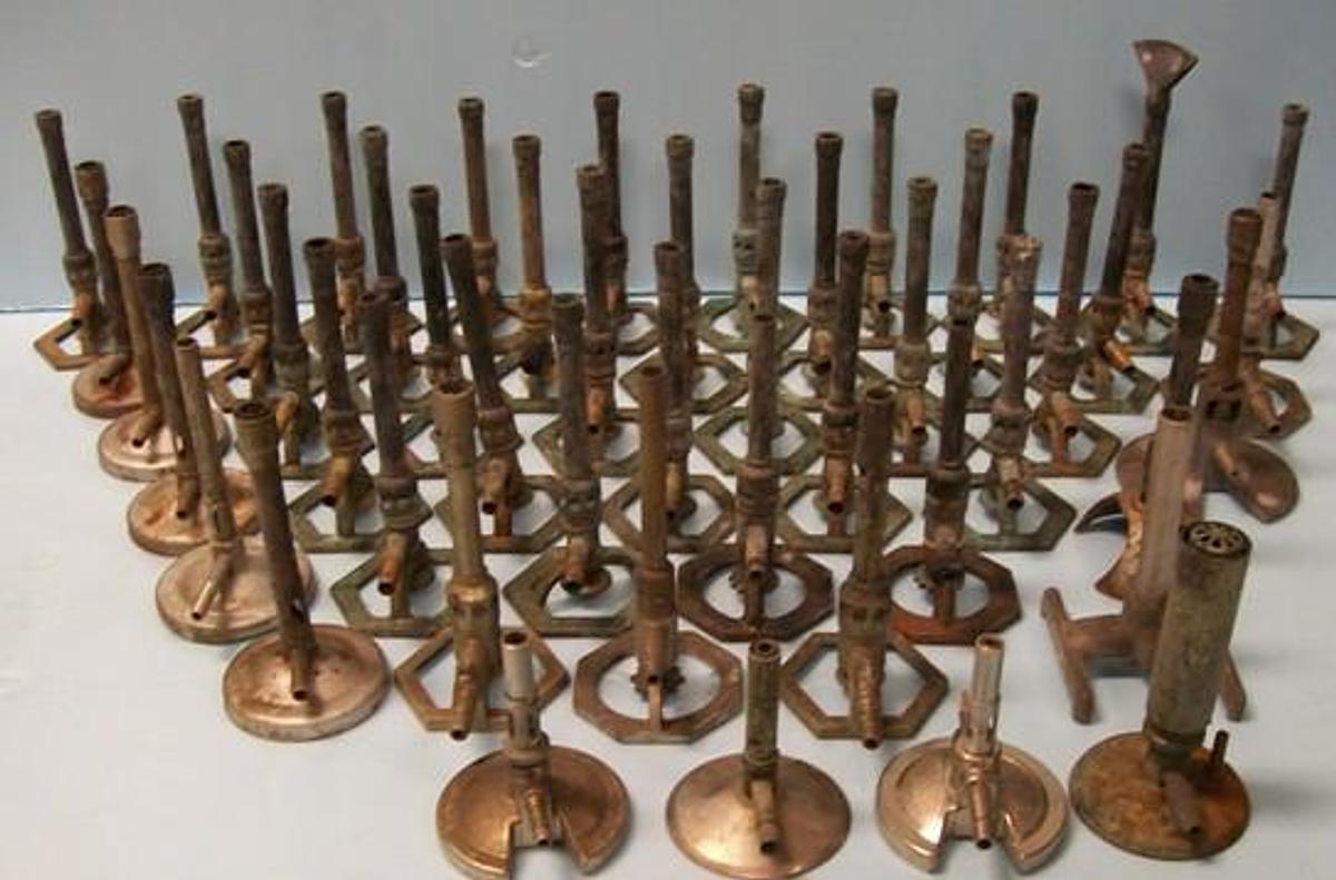 Used QTY. 49. . BUNSEN BURNERS.