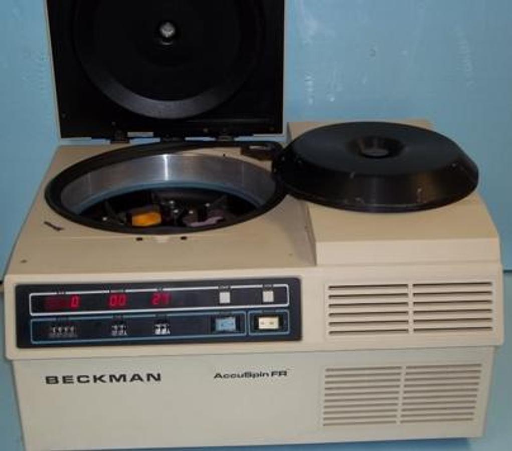 Used QTY. 1. BECKMAN ACCUSPIN FR CENTRIFUGE MODEL L